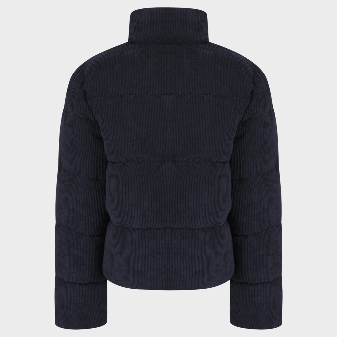 Ladies Navy Cord Bomber Jacket from You Know Who's