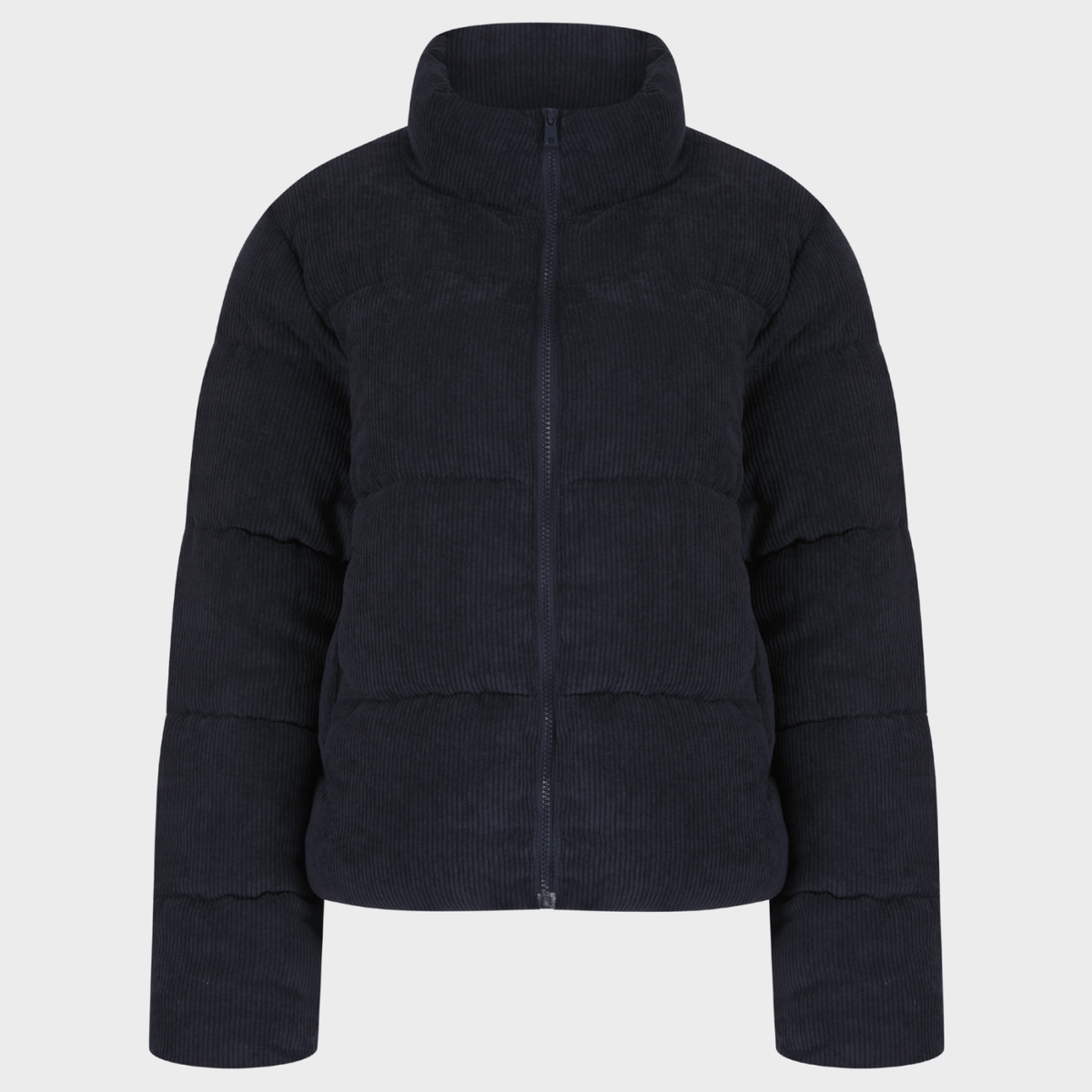 Ladies Navy Cord Bomber Jacket from You Know Who's
