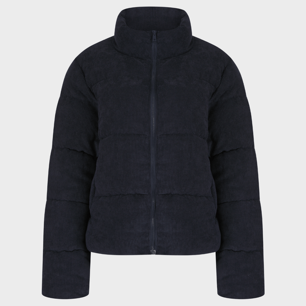 Ladies Navy Cord Bomber Jacket from You Know Who's