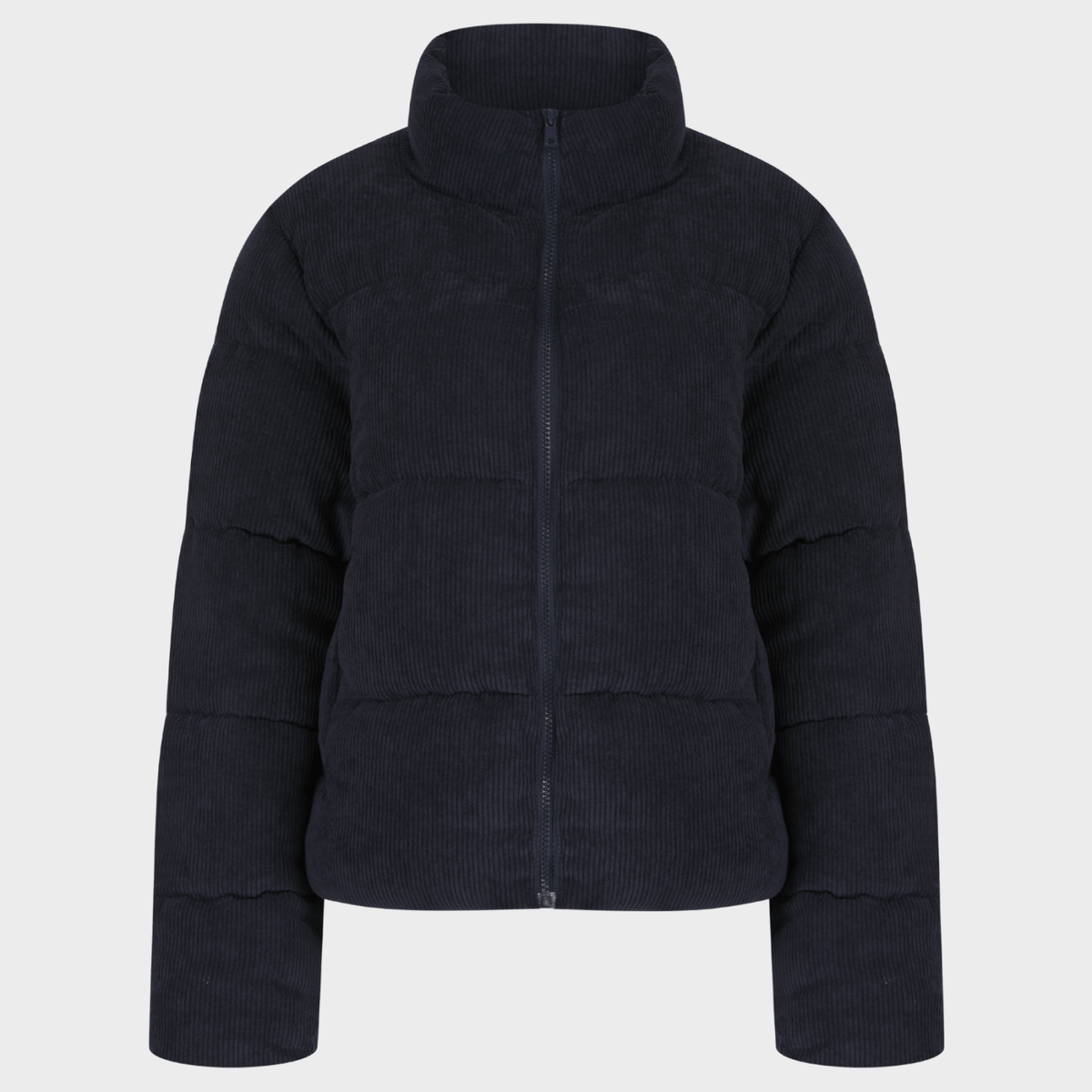Ladies Navy Cord Bomber Jacket from You Know Who's