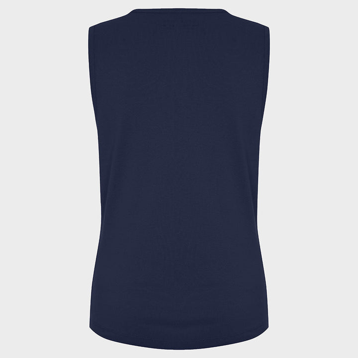 Ladies Navy Crew Neck Vest from You Know Who's