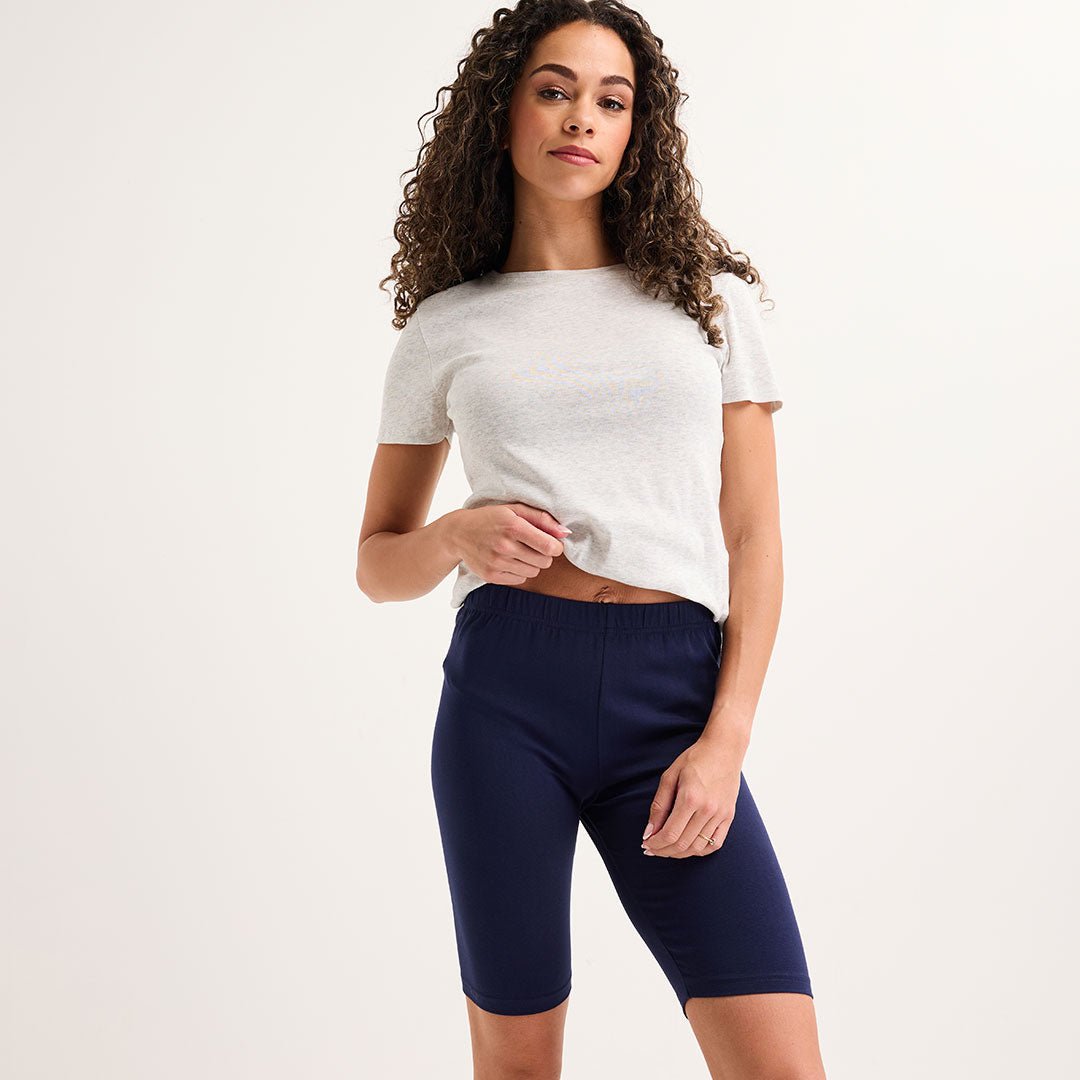 Ladies Navy Cycling Shorts from You Know Who's