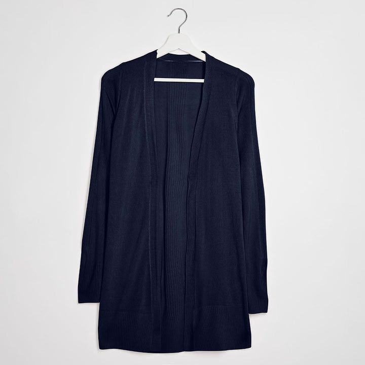 Ladies Navy Edge To Edge Cardigan from You Know Who's