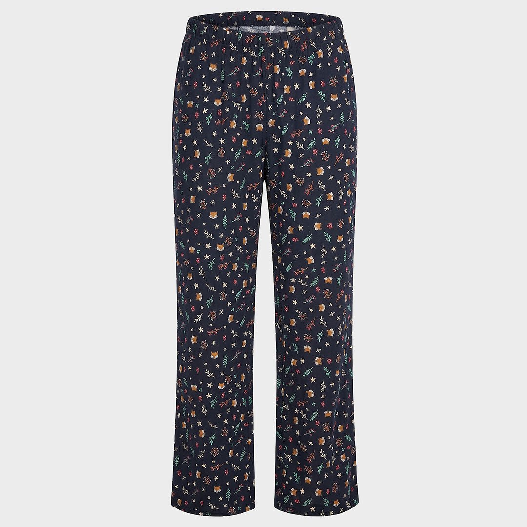 Ladies Navy Fox PJ Bottoms from You Know Who's
