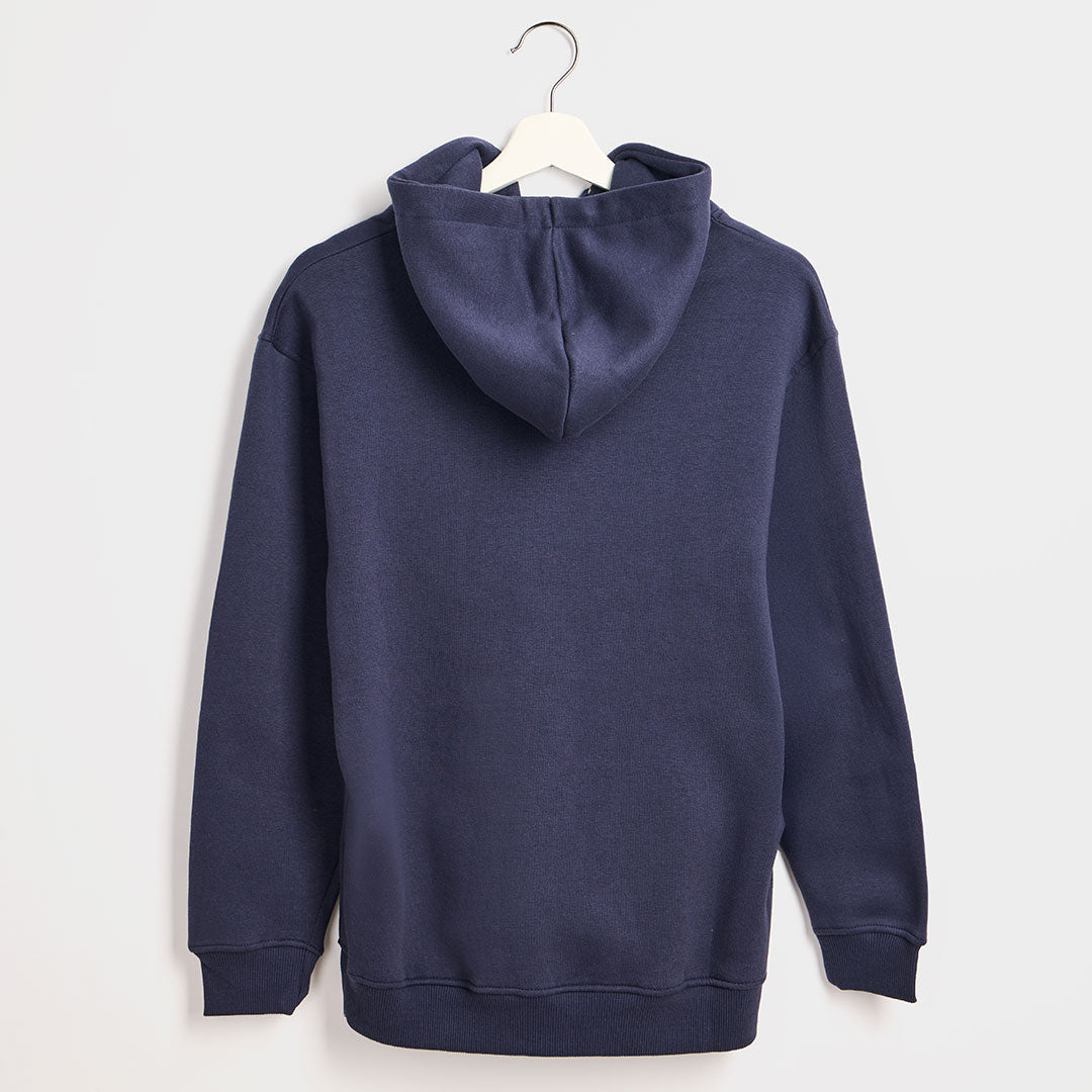 Ladies Navy Paris Slogan Hoodie from You Know Who's