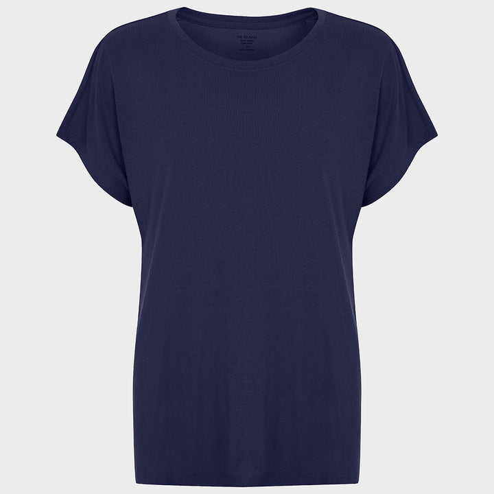 Ladies Navy Relaxed Fit T-Shirt from You Know Who's