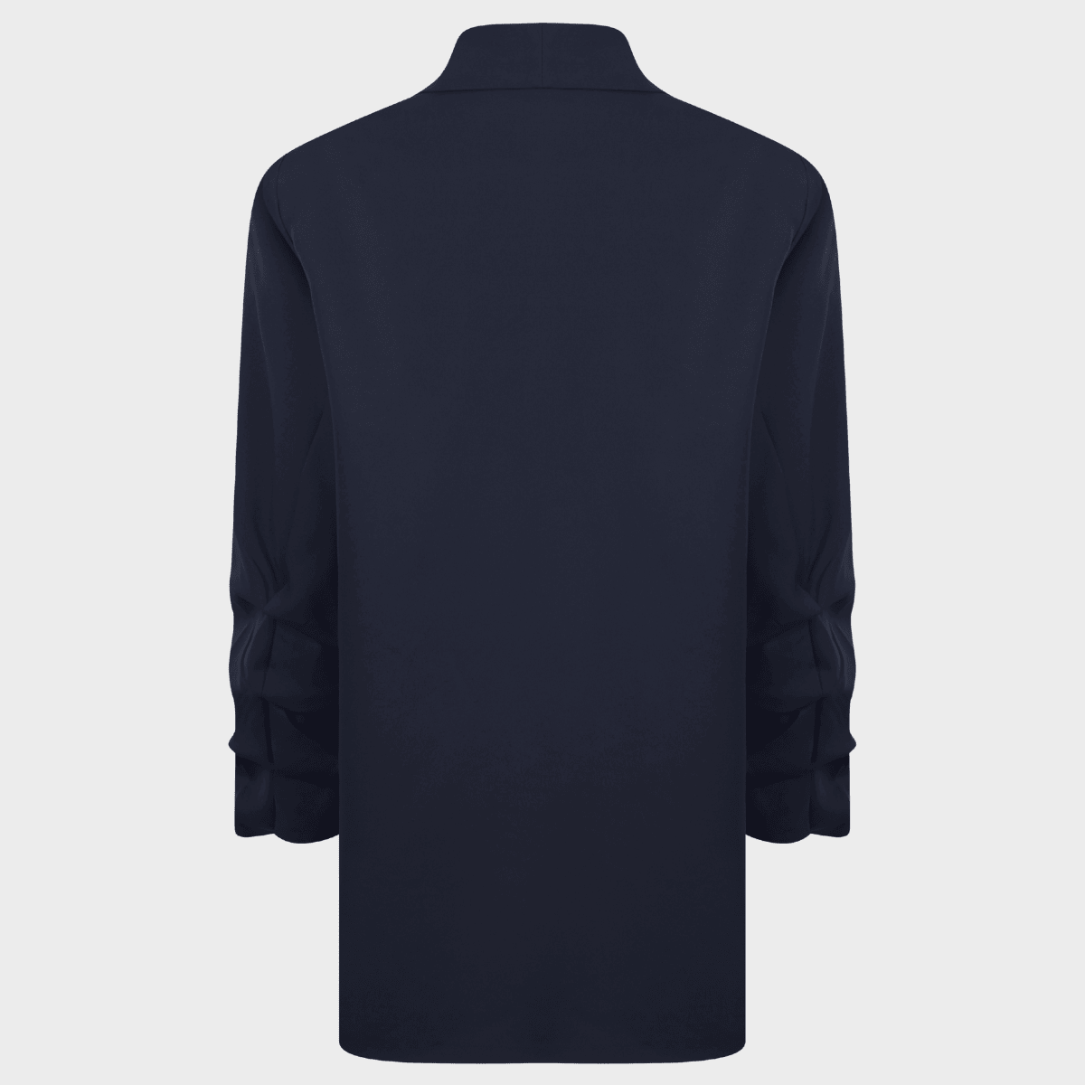 Ladies Navy Ruched Sleeve Blazer from You Know Who's