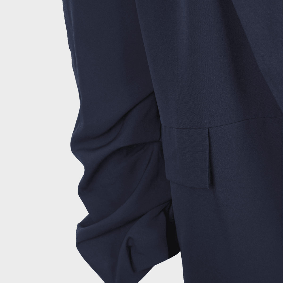 Ladies Navy Ruched Sleeve Blazer from You Know Who's