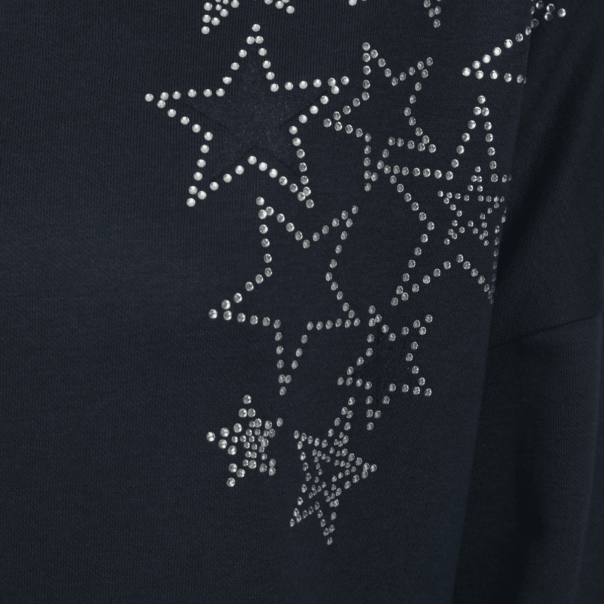 Ladies Navy Star Embellishment Sweater from You Know Who's