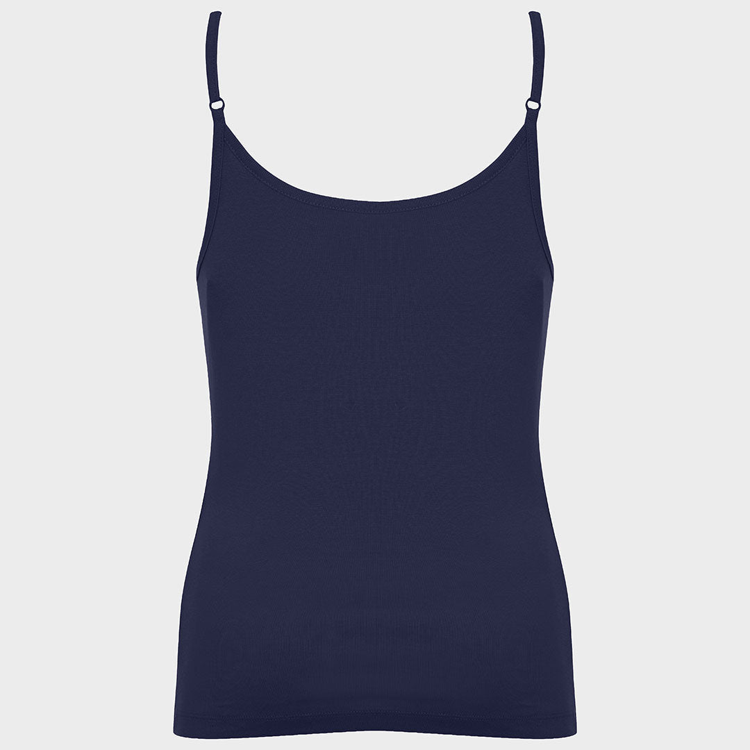 Ladies Navy Strappy Vest from You Know Who's