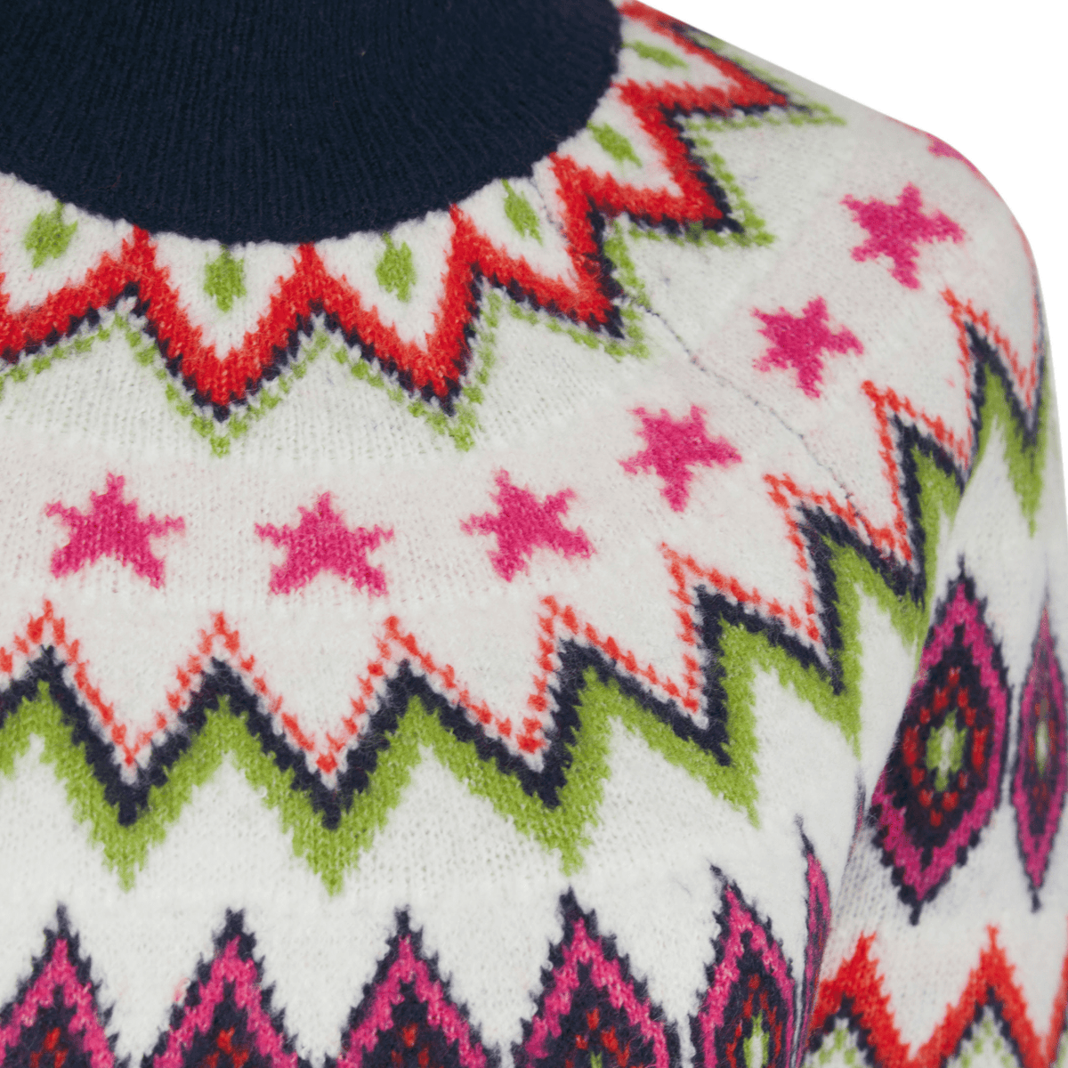 Ladies Navy Yoke Detail Jumper Dress from You Know Who's