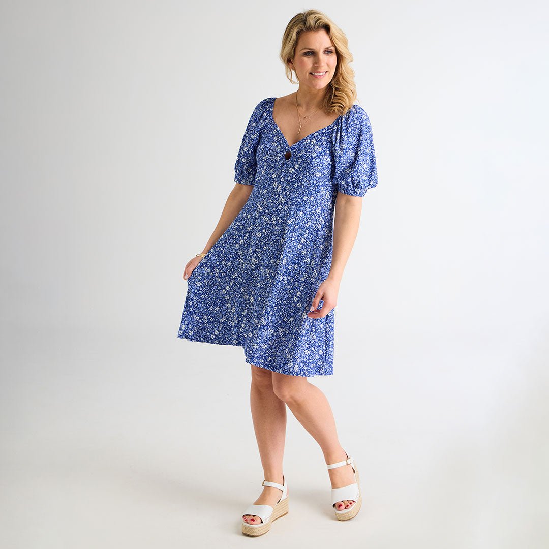 Ladies O Ring Dress Blue from You Know Who's