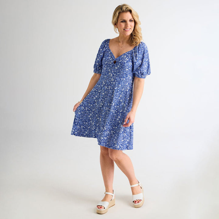 Ladies O Ring Dress Blue from You Know Who's