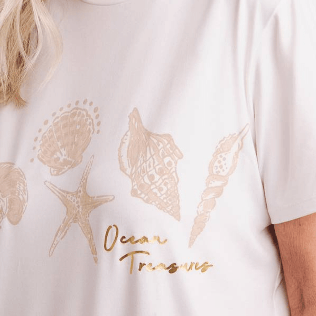 Ladies Ocean Treasures Shorty Pjs from You Know Who's