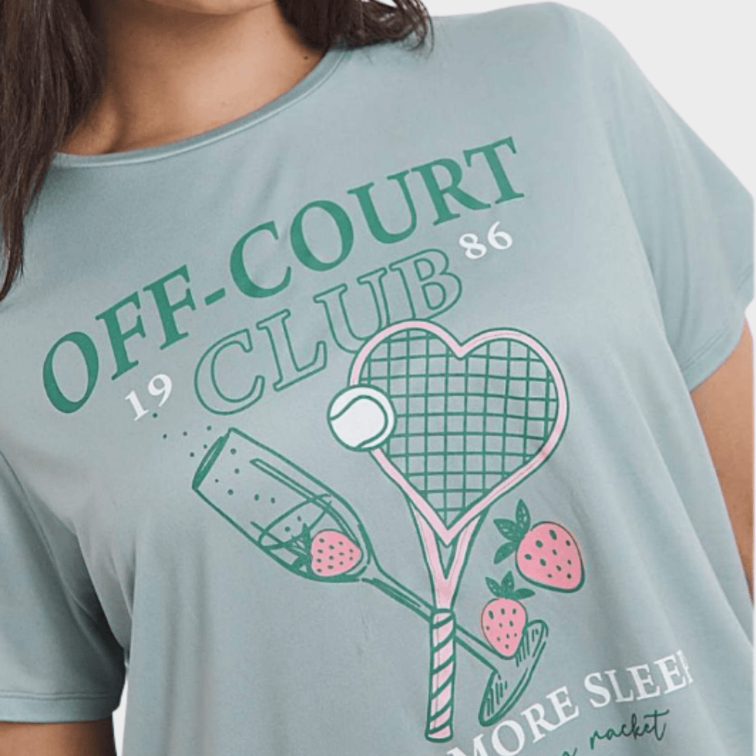 Ladies Off Court Shorty Pjs from You Know Who's
