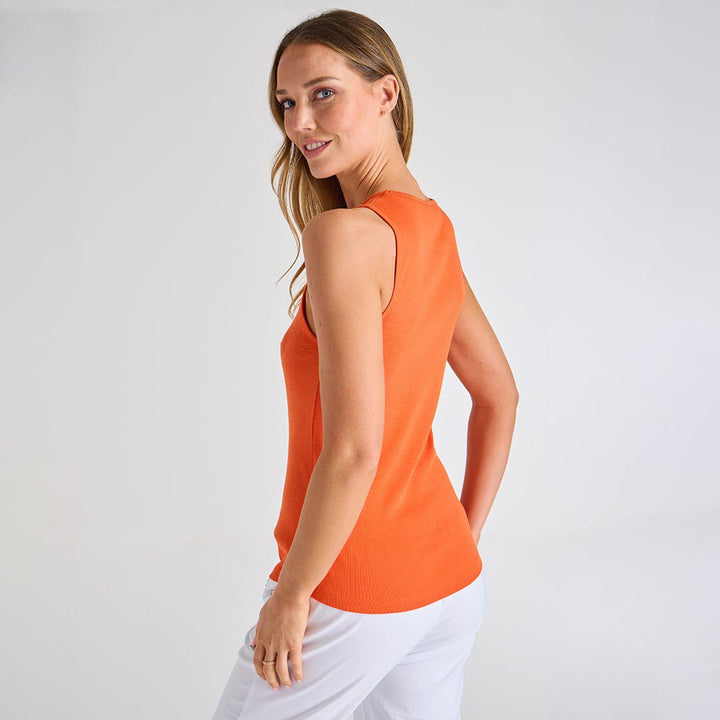 Ladies Orangeade Crew Neck Vest from You Know Who's