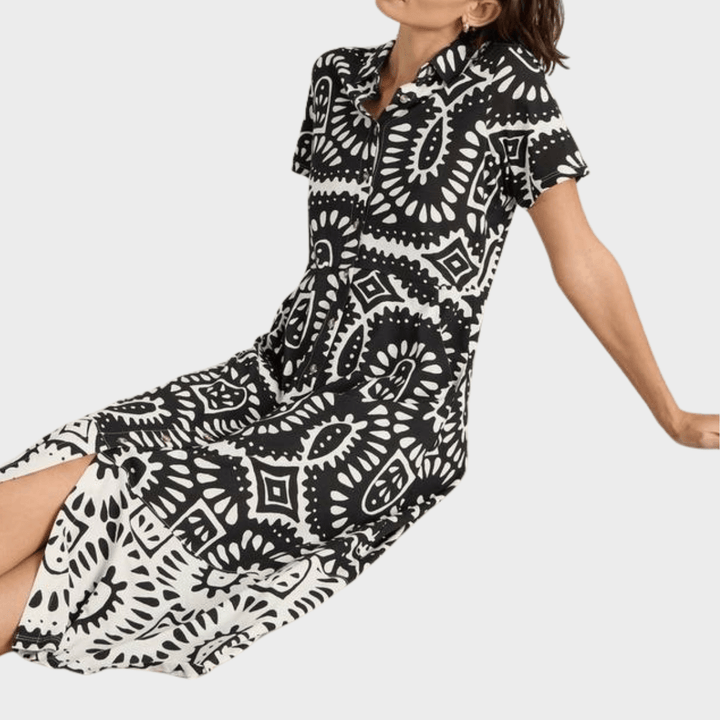 Ladies Organic Cotton Blend Shirt Dress from You Know Who's