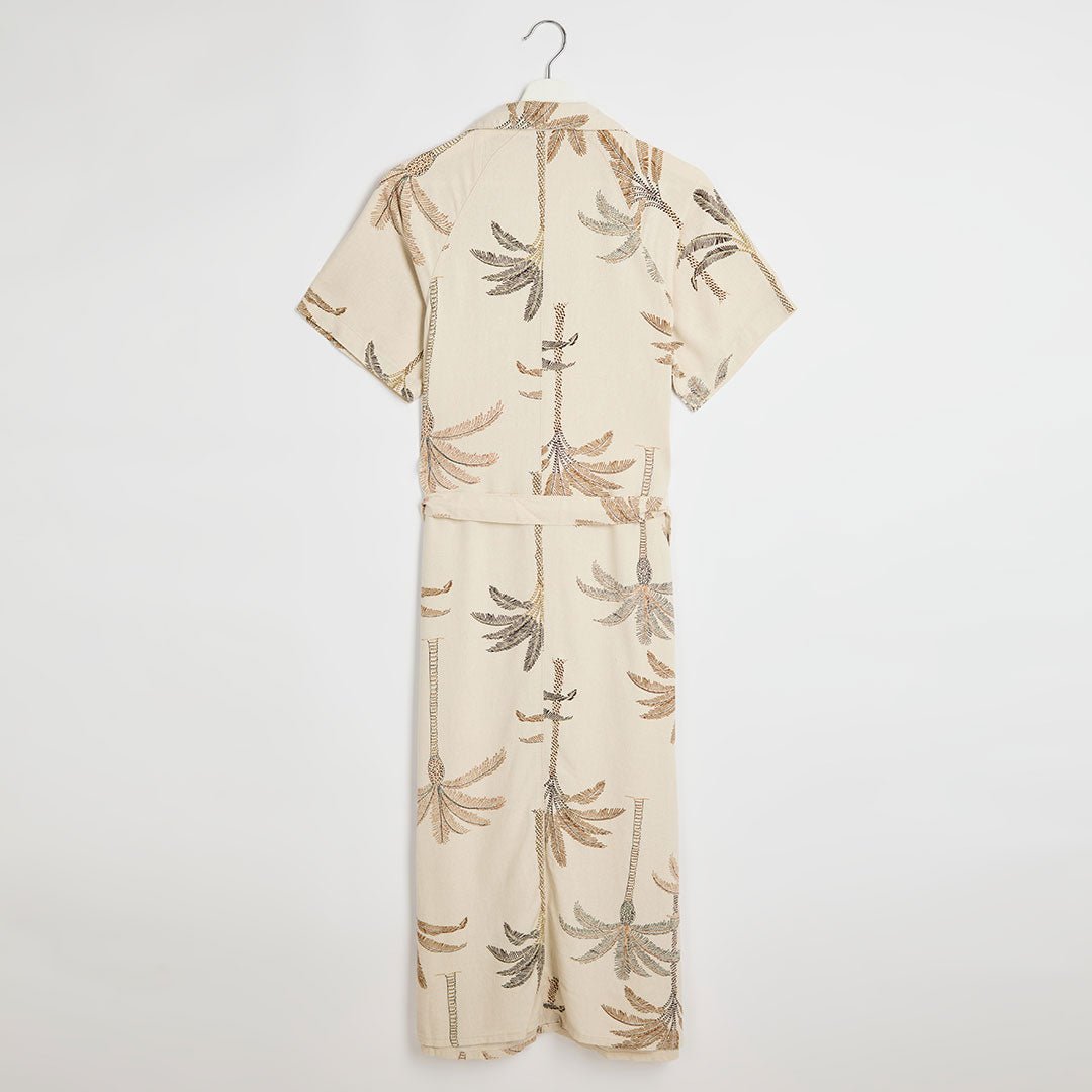 Ladies Palm Linen Mix Dress from You Know Who's