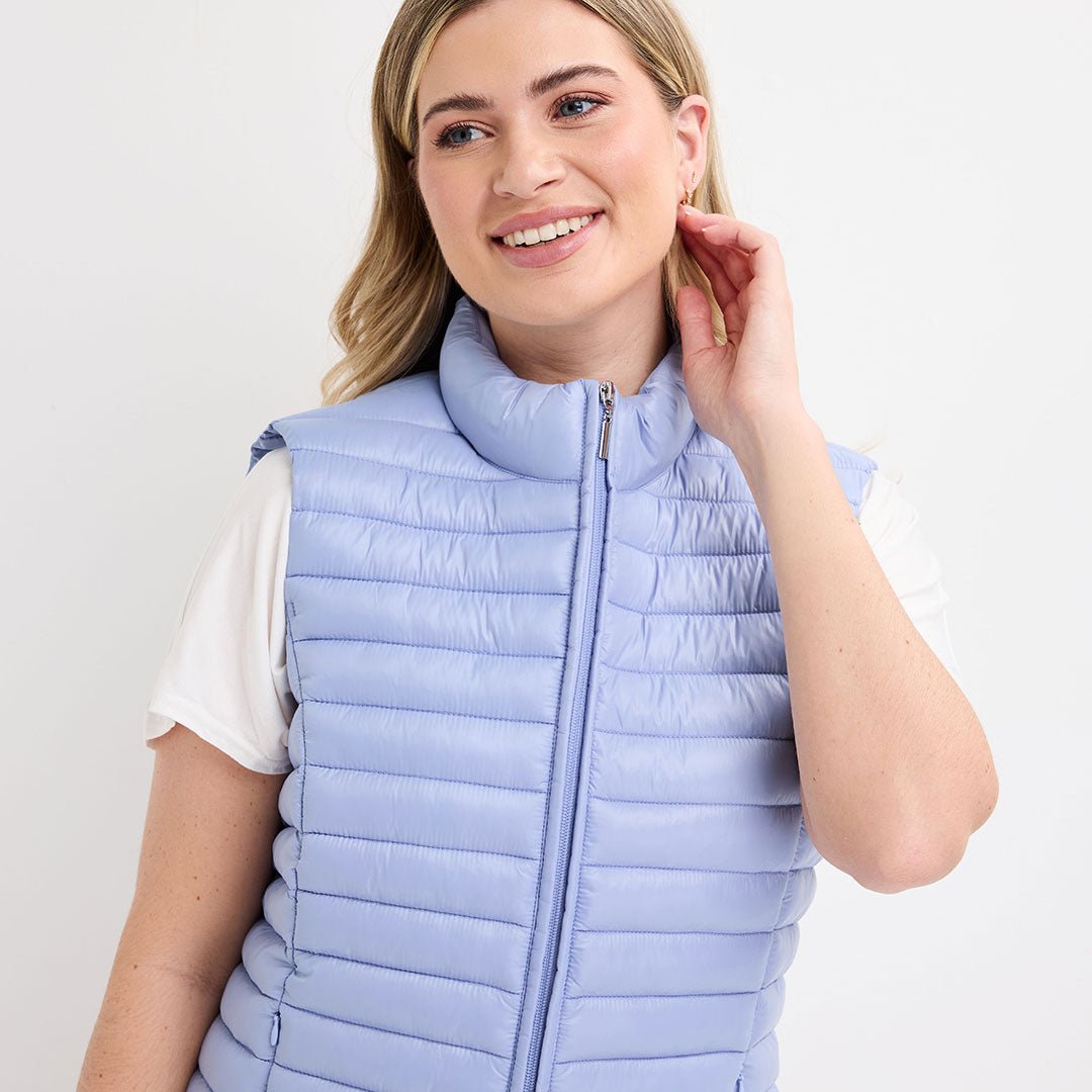 Ladies Pastel Lilac Gilet from You Know Who's