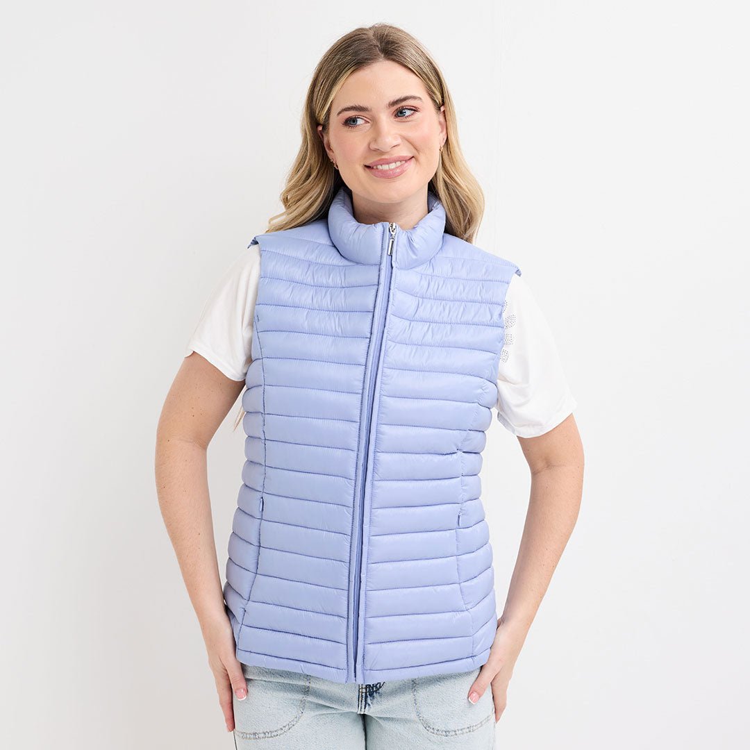 Ladies Pastel Lilac Gilet from You Know Who's