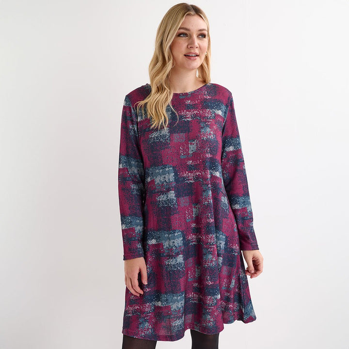 Ladies Patchwork A - line Dress from You Know Who's