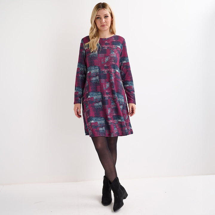 Ladies Patchwork A - line Dress from You Know Who's