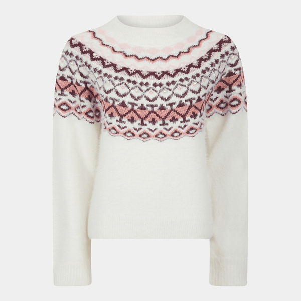Ladies Pearl Jacquard Jumper from You Know Who's