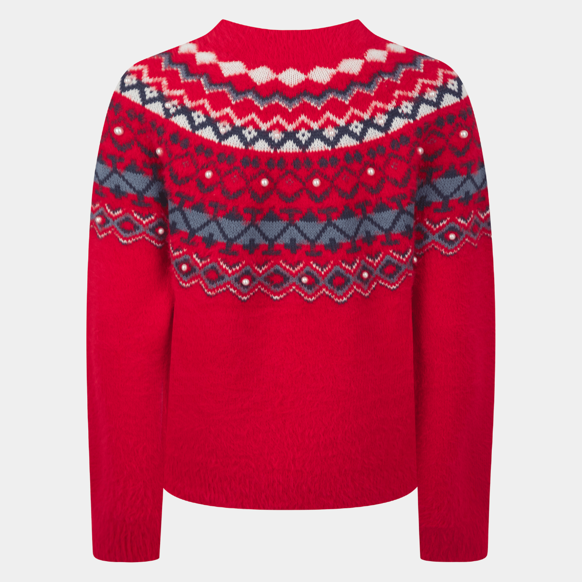 Ladies Pearl Jacquard Jumper from You Know Who's