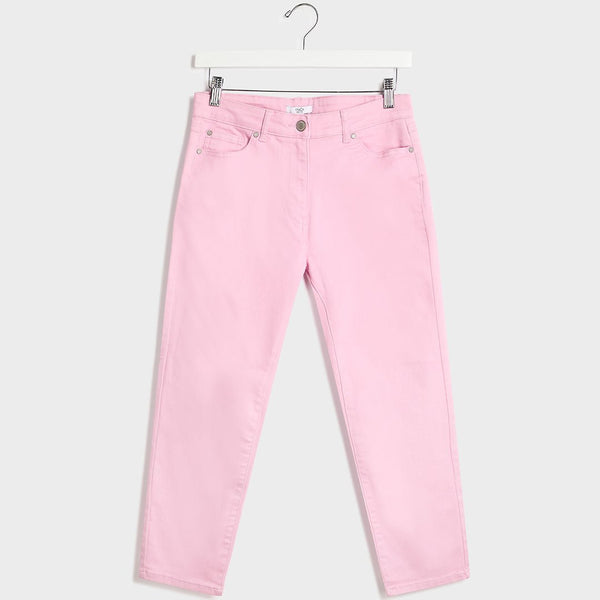 Ladies Pink Crop Petite Jean from You Know Who's