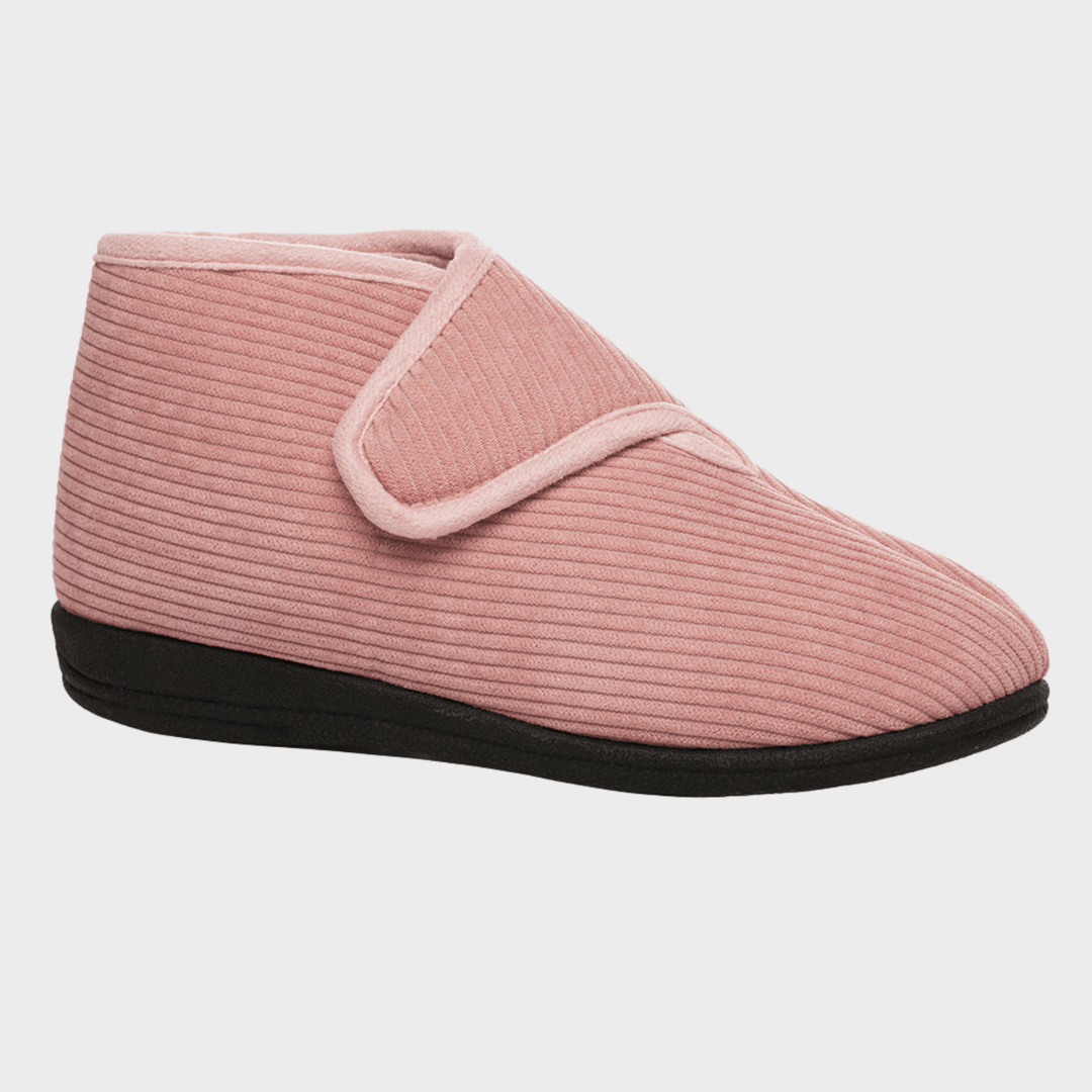 Ladies Pink Easy Access Slipper Boot from You Know Who's