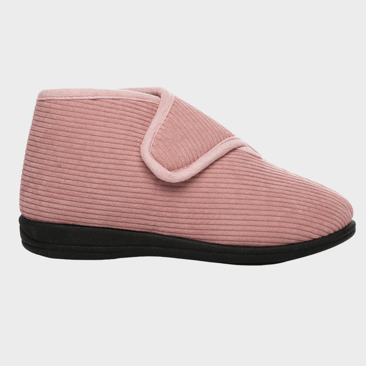 Ladies Pink Easy Access Slipper Boot from You Know Who's