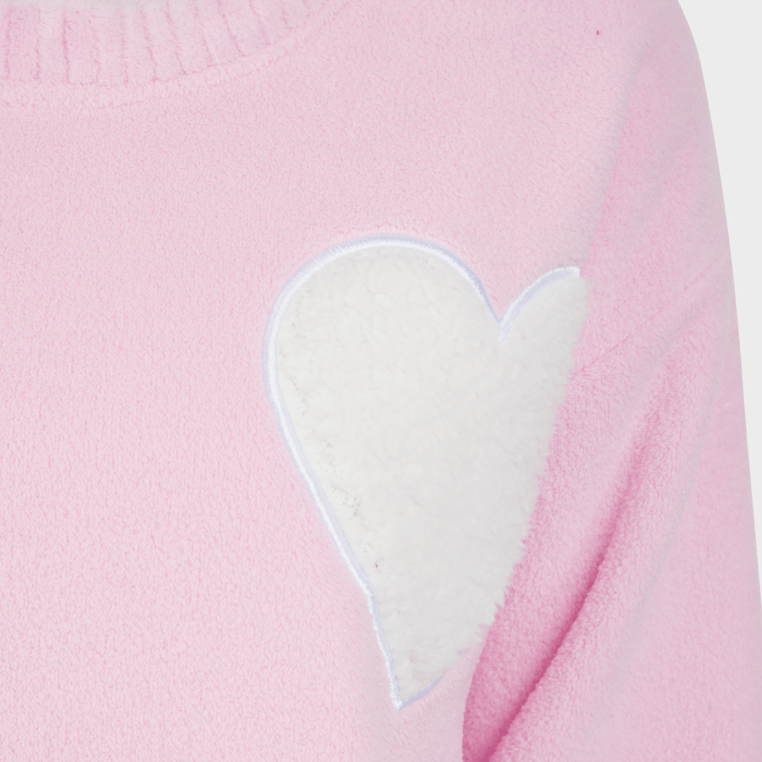 Ladies Pink Hearts Lounge Set from You Know Who's