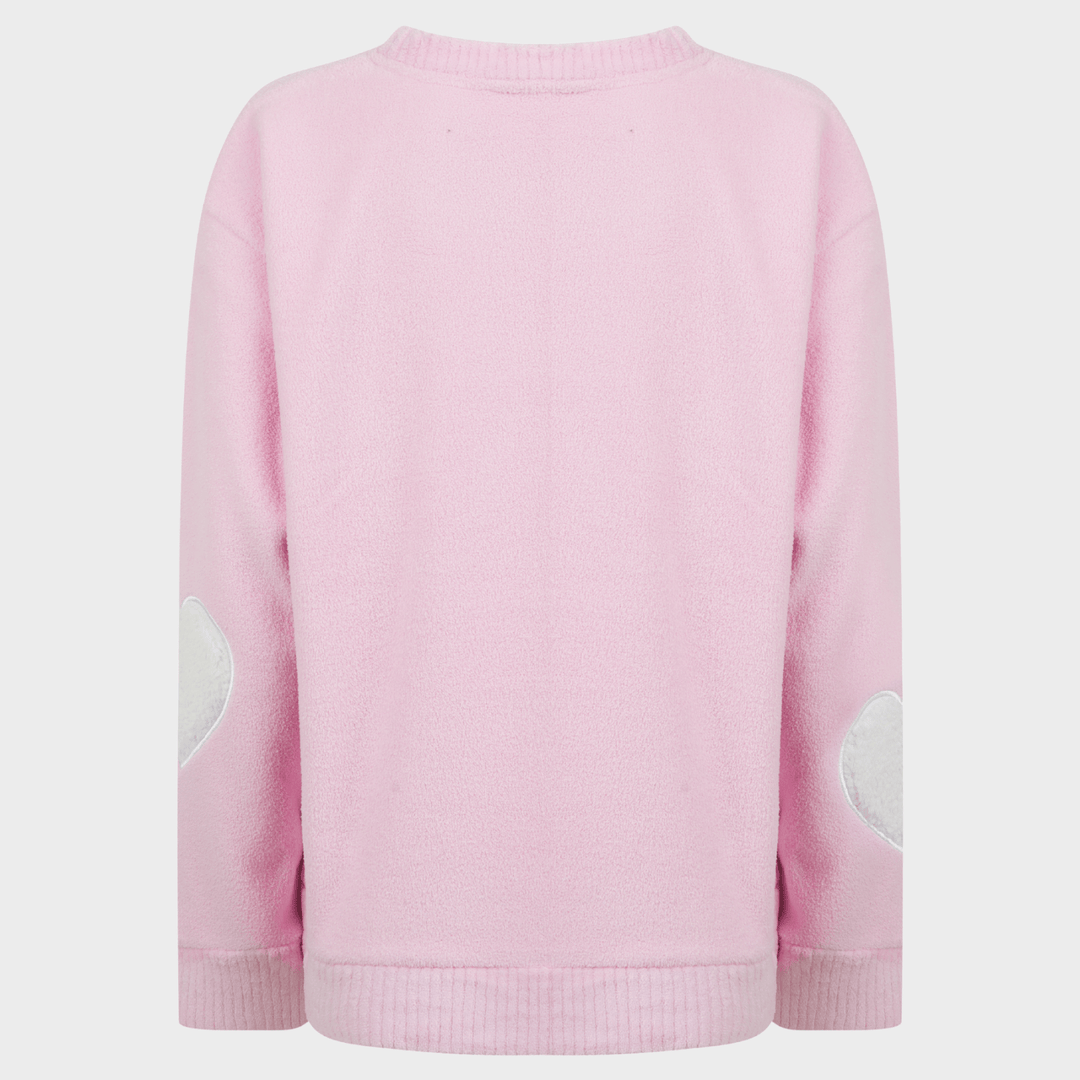 Ladies Pink Hearts Lounge Set from You Know Who's