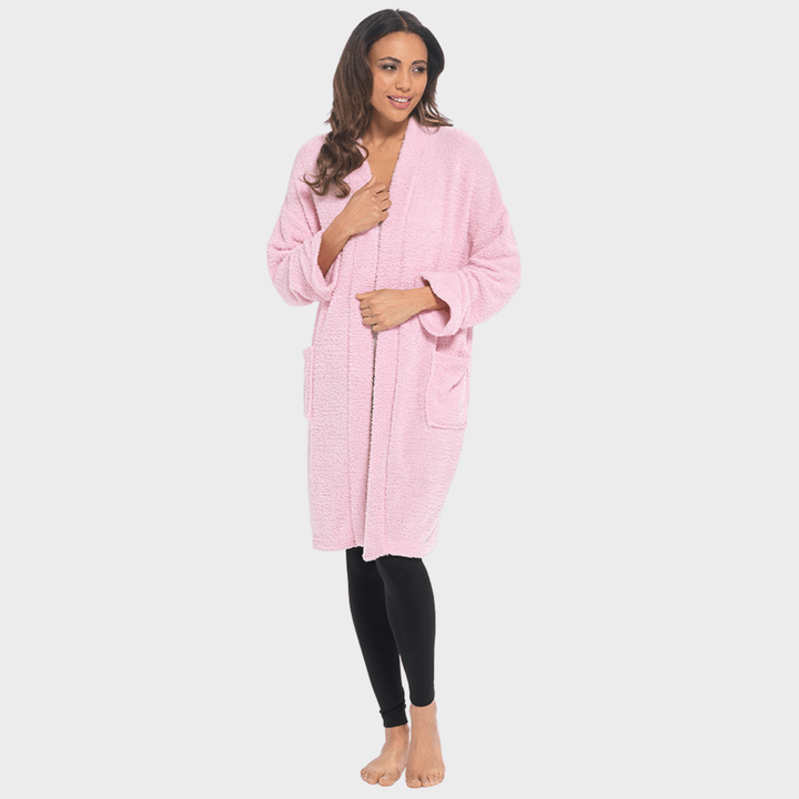 Ladies Pink Loungewear Cardigan from You Know Who's