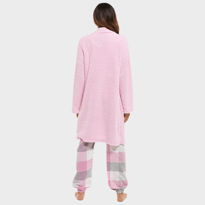 Ladies Pink Loungewear Cardigan from You Know Who's