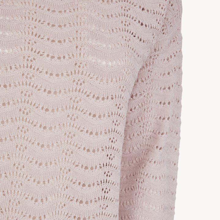Ladies Pink Lurex Tie Back Jumper from You Know Who's