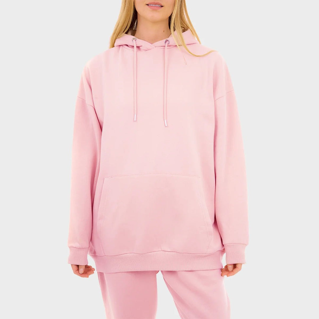 Ladies Pink Oversized Hoodie from You Know Who's