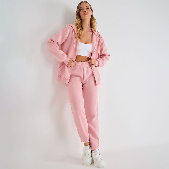 Ladies Pink Zip Pocket Jogger from You Know Who's
