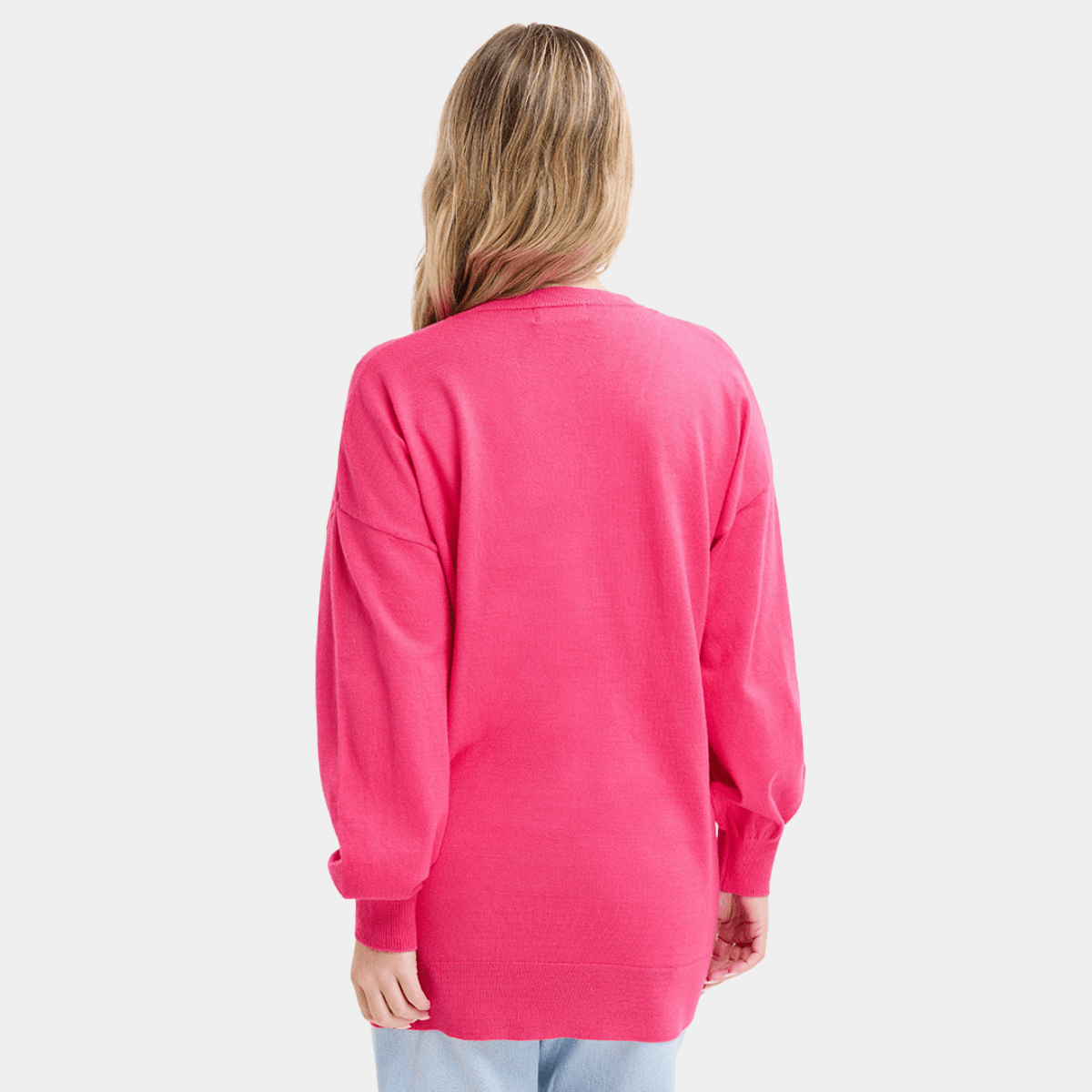 Ladies Plain V Neck Jumper from You Know Who's