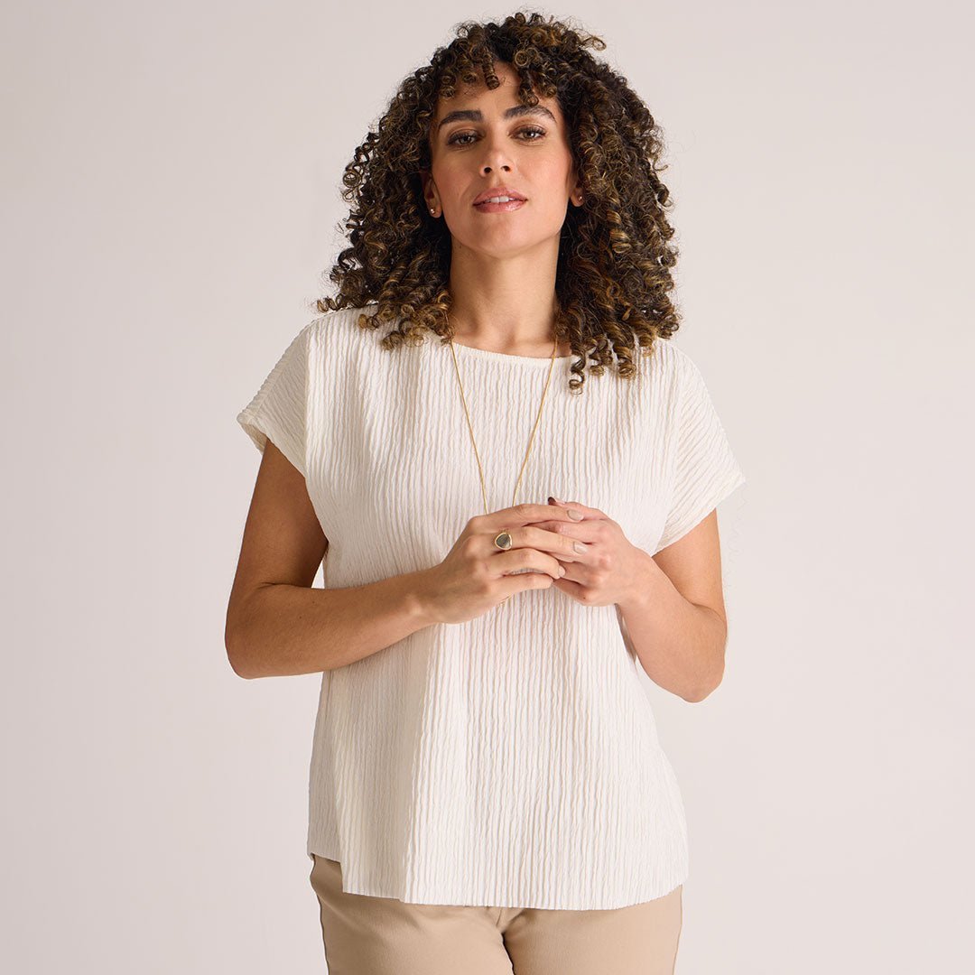 Ladies Plisse Top from You Know Who's