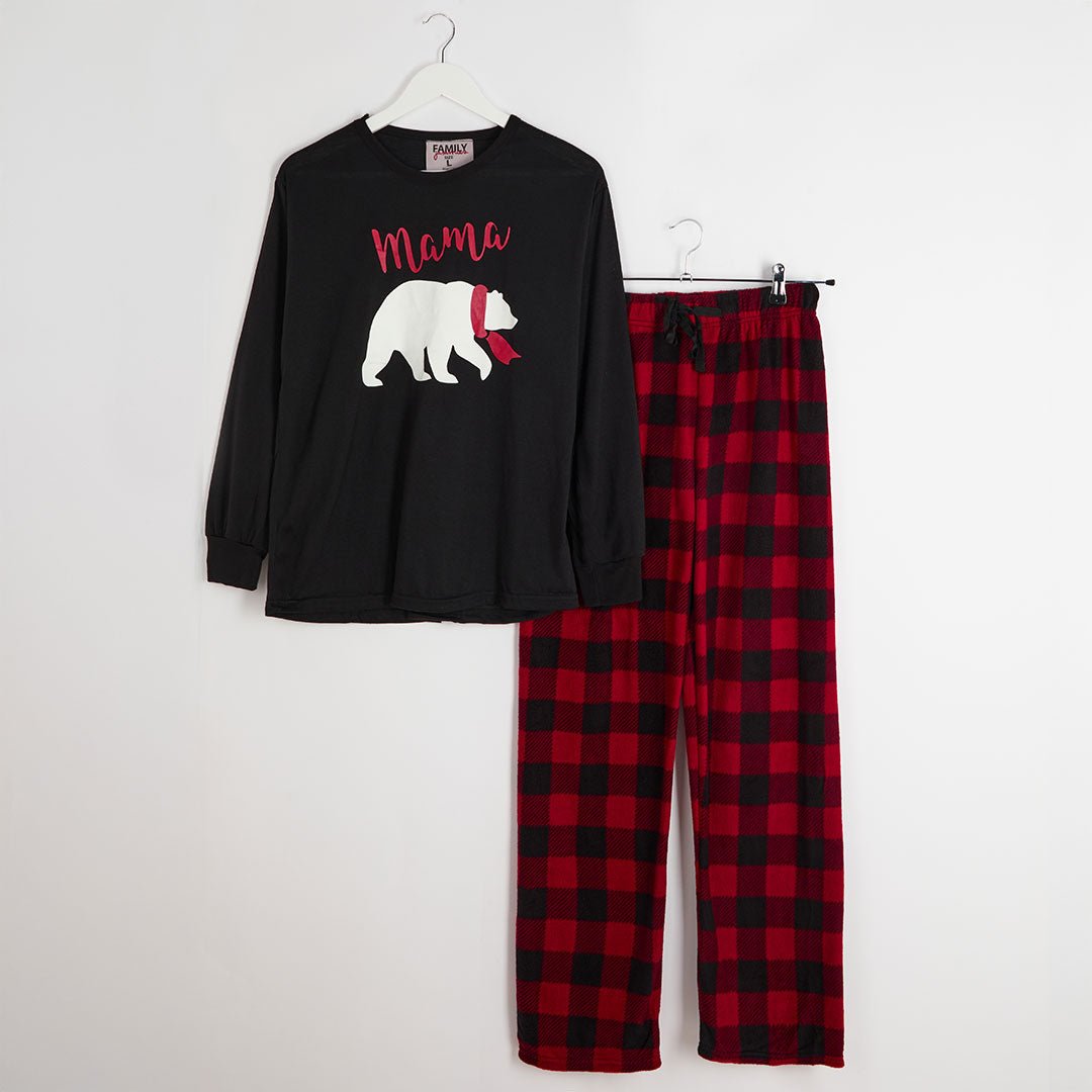 Ladies Polar Bear Matching Christmas Pyjamas from You Know Who's