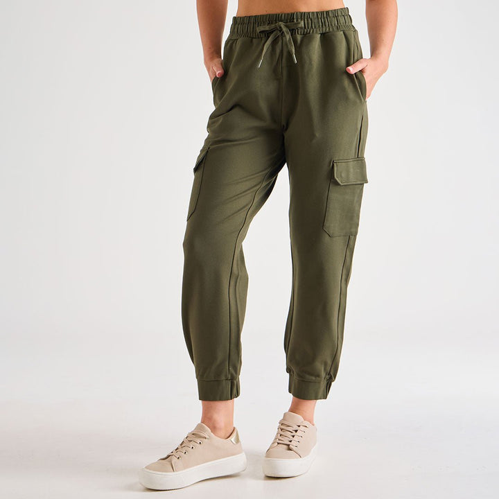 Ladies Ponte Cargo Jogger from You Know Who's