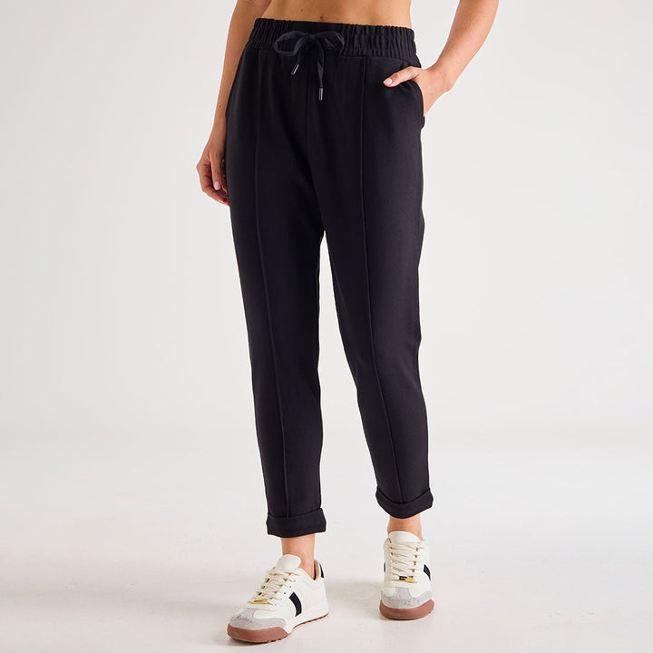 Ladies Ponte Jogger Black from You Know Who's