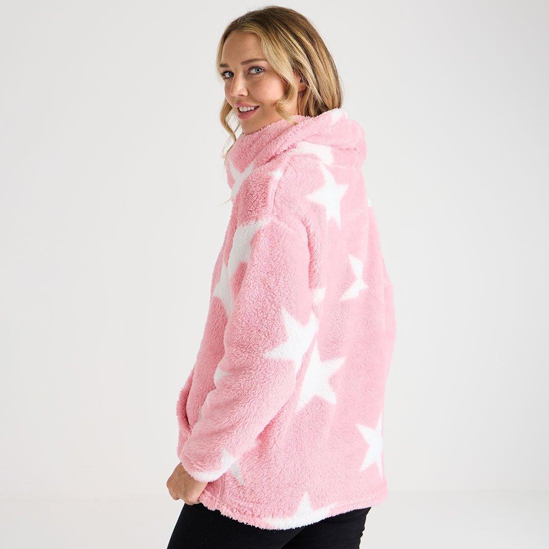 Ladies Printed Cowl Fleece from You Know Who's