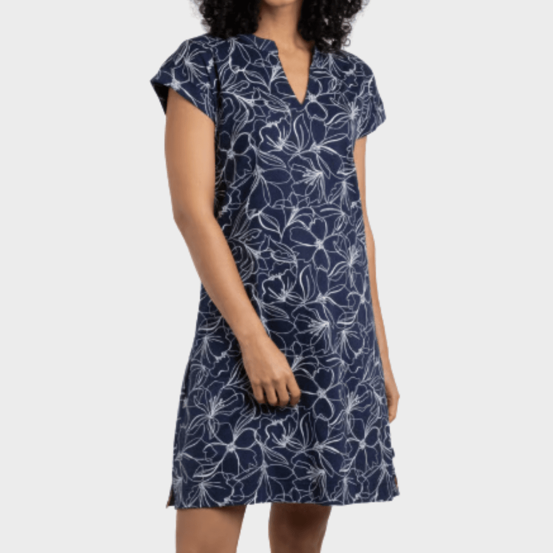 Ladies Printed Jersey Dress Sketch Floral from You Know Who's