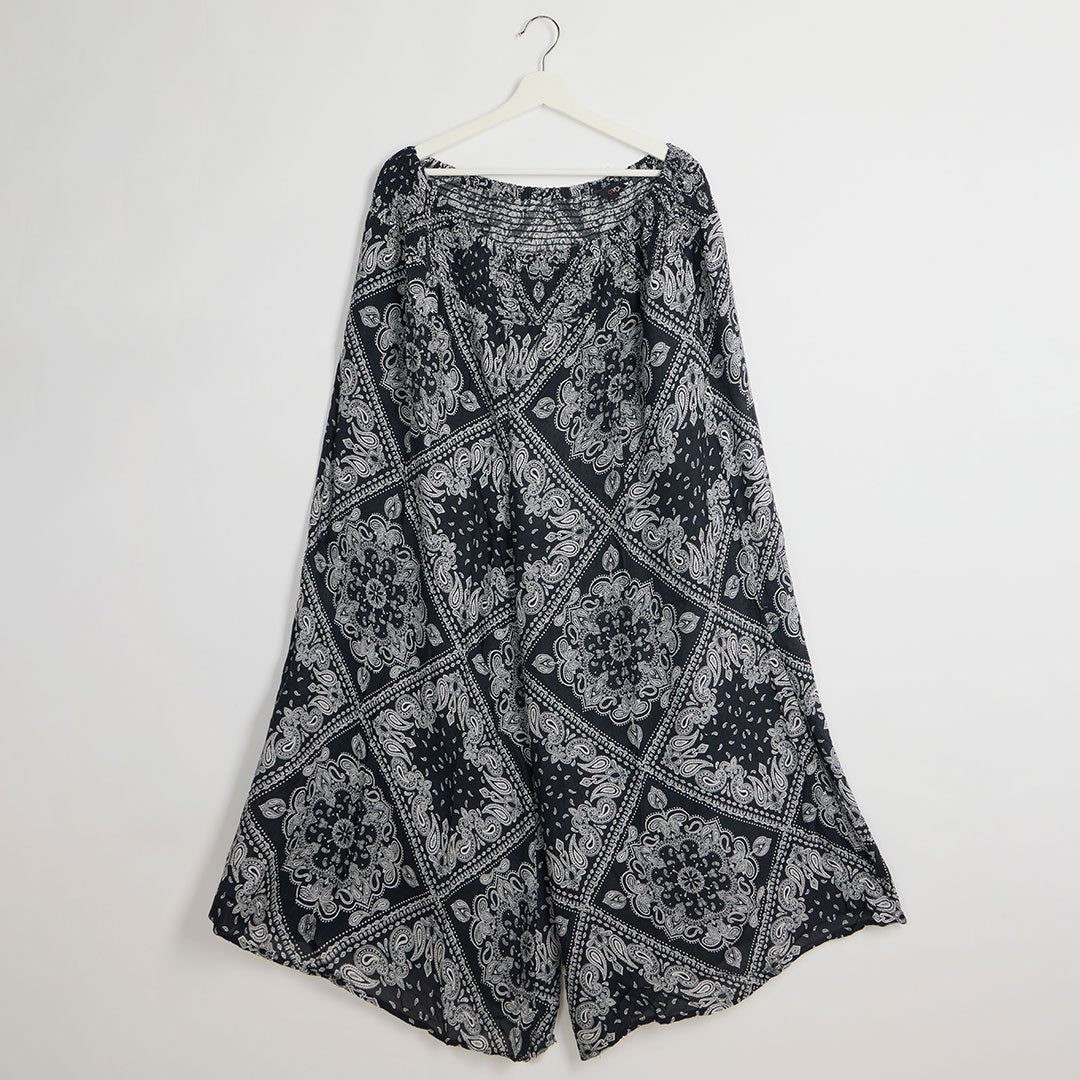 Ladies Printed Wide Leg Trousers from You Know Who's