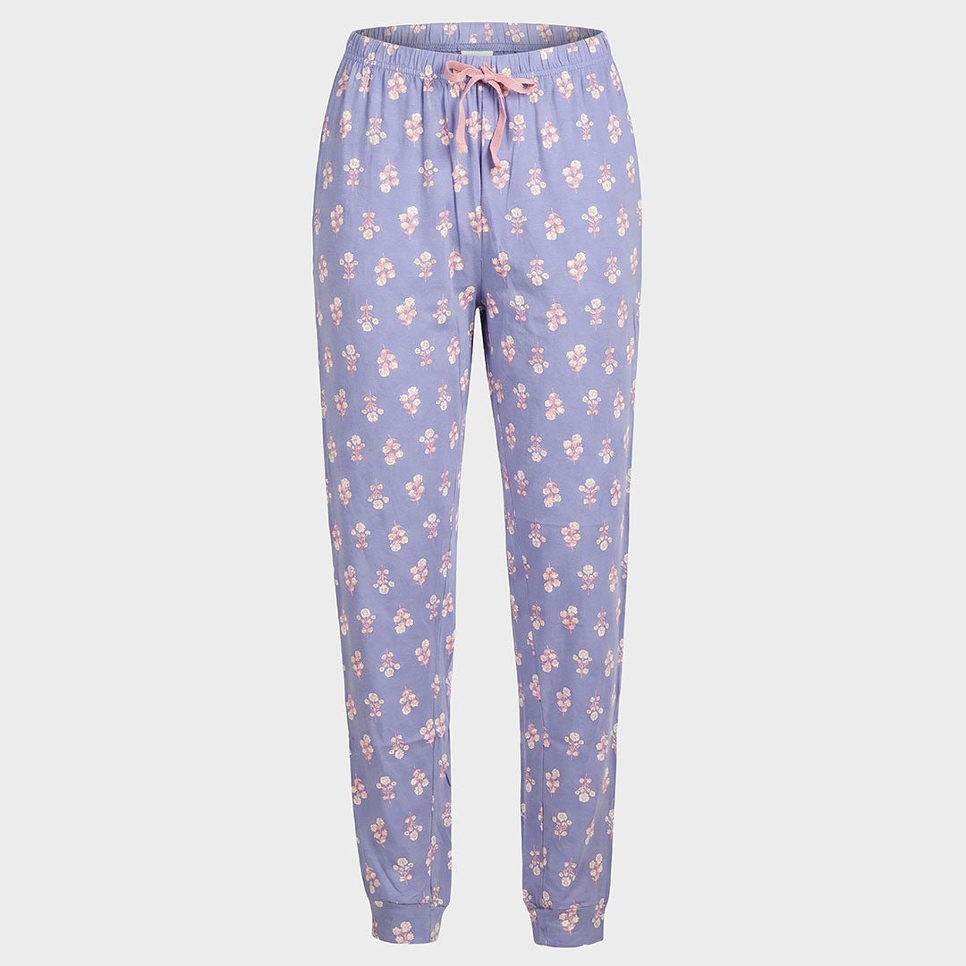 Ladies Purple Floral PJ Bottoms from You Know Who's