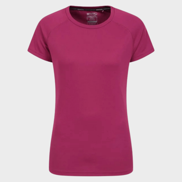 Ladies Purple Quick Drying T-Shirt from You Know Who's