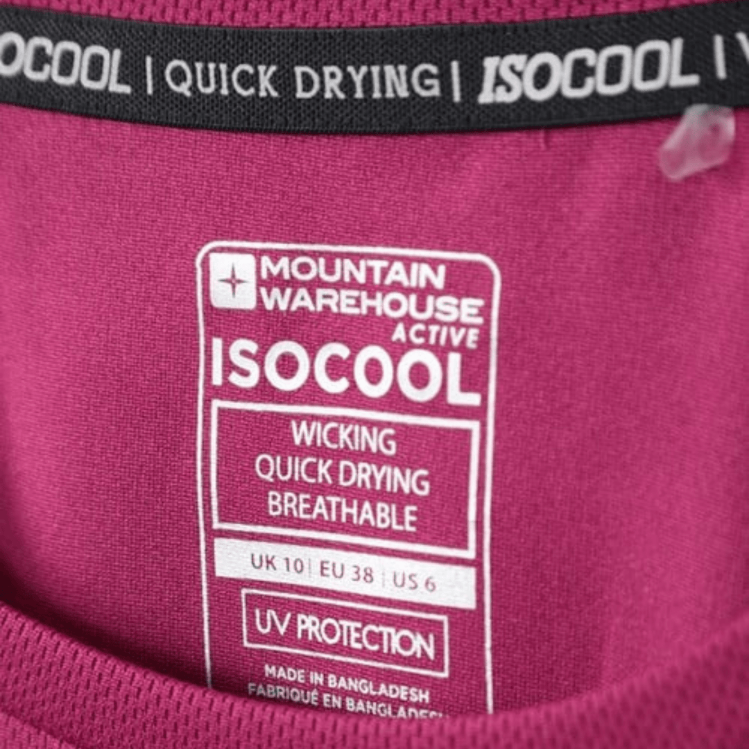 Ladies Purple Quick Drying T-Shirt from You Know Who's