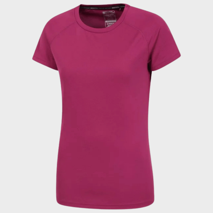 Ladies Purple Quick Drying T-Shirt from You Know Who's